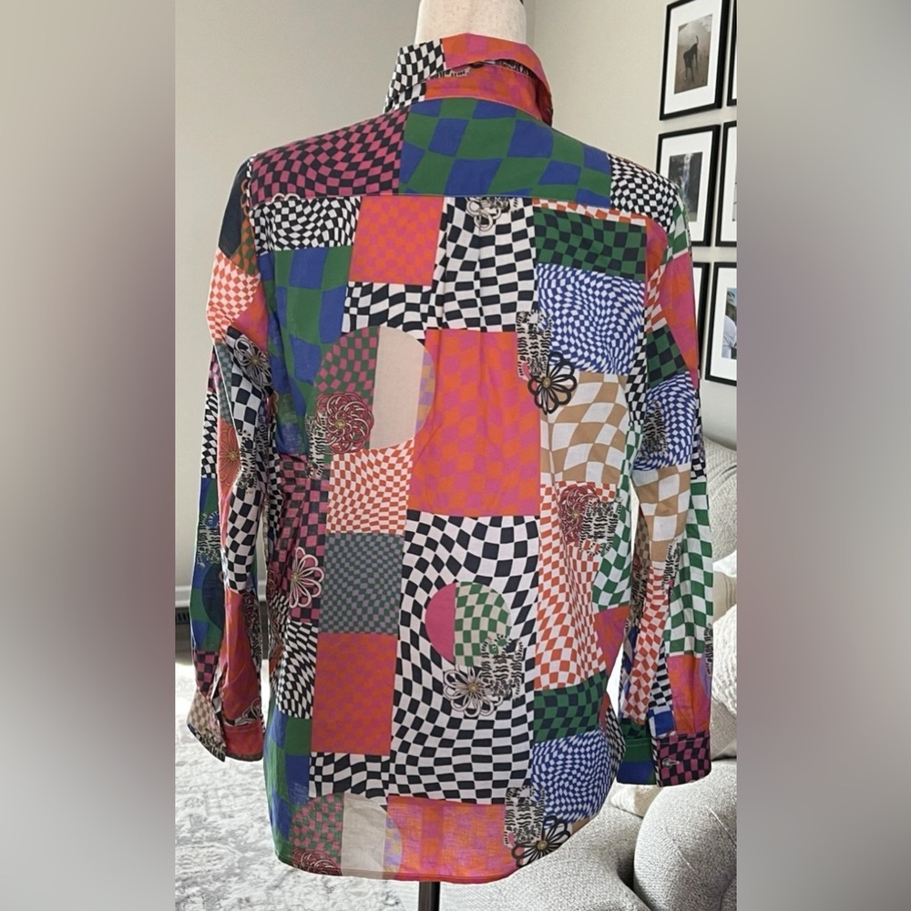 Vilagallo Isabella Merapi Patchwork Multi Print S… - image 5